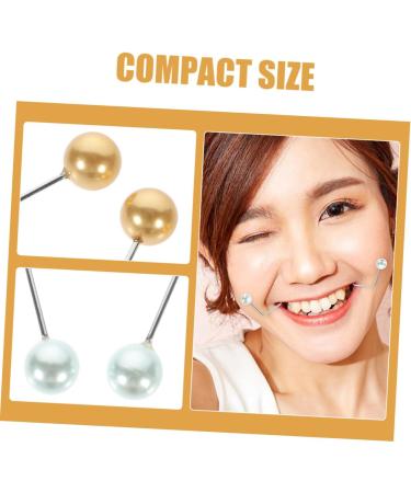 FRCOLOR 2 Pairs of Dimple Trainer Dimple Maker for Clip for Shaping Dimple Maker for Women Small Dimple Marker Face Maker Copper 4.30X2.50X0.80CM Assorted colours 2 - Buy Online on GoSupps.com
