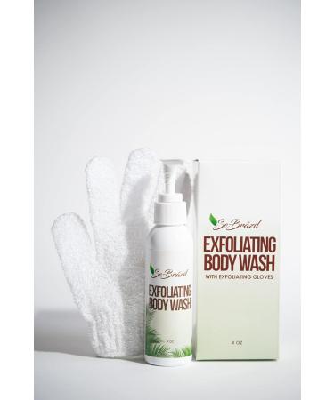 Exfoliating Body Wash & Glove Set | Salicylic & Lactic Acid - Hydrate & Exfoliate Skin | 4 oz - Shop Internationally - Buy Online on GoSupps.com