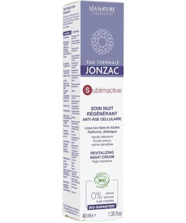 Eau Thermale Jonzac Organic Cosmetic Sublimactive Cellular Anti-Aging Night Cream 40 ml - Buy Online on GoSupps.com