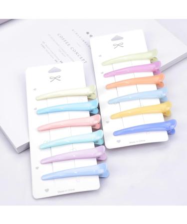 Beayuer 30pcs Non-Slip Colorful Hair Clips for Styling - Professional Plastic Duckbill Barrettes for Women, Kids, and Girls - Buy Online on GoSupps.com