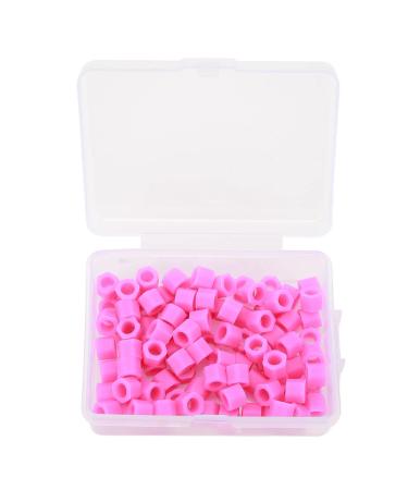 Dental Color Code Rings 100pcs Dental Rings Small Purple Silicone Rings for Dental Instruments Accessories for Marking