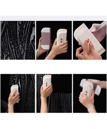 Glass Wiper - Window Cleaner Double-Sided Magnetic Glass Wiper Glider Glass Cleaning Tools for High-Rise Single Glazed Windows - Buy Online on GoSupps.com