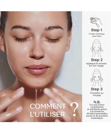 Senso Naturale Nourishing Revitalizing Solid Facial Cleansing Foam for Dry Skin Delicate Makeup Remover Soap with Pink Clay and Vitamin E 100% Natural and Organic - Buy Online on GoSupps.com