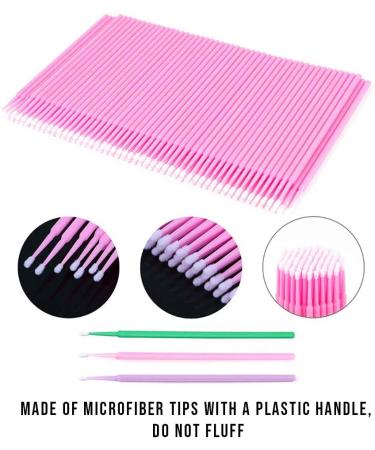200pcs Botanique Disposable Micro Applicator Brushes - Green | Eye Extension, Mascara, Oral & Dental Makeup Brushes - Buy Online on GoSupps.com