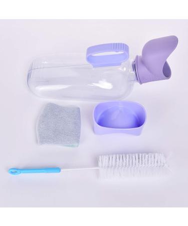 Men Urinal Portable Urinals for Men 1000ML Urinal Spill Proof Reusable Pee Male Urine Collector Patient Incontinence Camping Toilet Funnel Pot Convenient and Practical Urinal - Buy Online on GoSupps.com