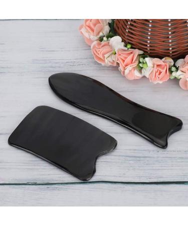 Buy Gientan Portable Oxenhorn Massage Plate - Gua Sha Tool for Face & Neck Pain Relief | Muscle Relaxation & Spa Experience - Buy Online on GoSupps.com