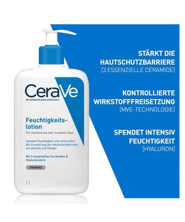 Cerave Moisturizer Lotion 1L - Hydrating & Nourishing | International Shipping Available - Buy Online on GoSupps.com