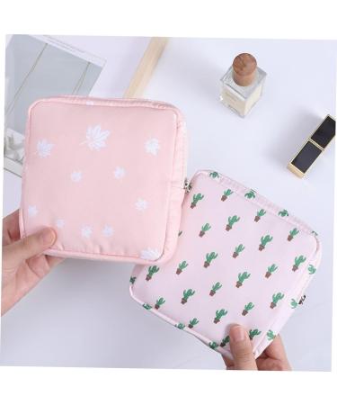 STOBAZA 6pcs Pink Pouch Towel Makeup Purse Coin Bags - Grey, Nursing Zippered Wallet, Outdoor Menstrual Capacity, Portable Storage - Leaves Napkin Office Pad - Buy Online on GoSupps.com
