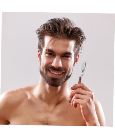 Angoily Travel Razor Set - Stainless Steel Handle & Blades for Precision Eyebrow Shaping & Facial Hair Grooming | Rustproof & Portable Men's Grooming Tool - Buy Online on GoSupps.com