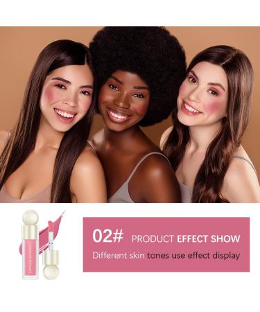 Dewy Liquid Blush for Cheeks - Lightweight, Long-Lasting, Waterproof Cream Blush - Natural-Looking Radiance - 2 Shades Available - Buy Online on GoSupps.com