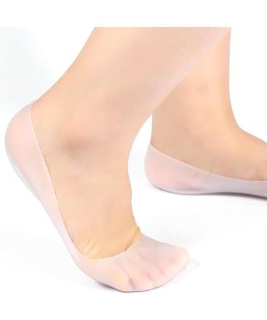 1 Pair Moisturizing Silicone Sock Full Length Moisturizing Socks Cracked Feet Care Protector Soft Silicone Gel Spa Deep Moisturizing Full Foot Socks for Corns Calluses Cracked Bunions Blister(L) - Buy Online on GoSupps.com