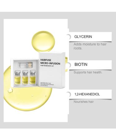 Lot de 3 flacons de liquide capillaire hydratant pour cheveux fins et ab m s clairsem s secs et fourchus 5 ml - Buy Online on GoSupps.com