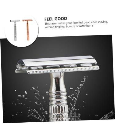 Angoily Double-Sided Razor Tool for Men | Aluminum Alloy Handle | Perfect Father's Birthday Gift | International Shipping - Buy Online on GoSupps.com