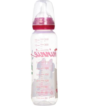 Tigex 80603169 - Minnie Mouse Narrow Neck Baby Bottle - Girl - 330 ml Light Pink - Buy Online on GoSupps.com