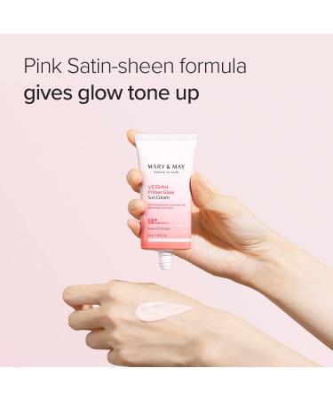 MaryMay Mary & May Vegan Primer Glow Sun Cream SPF 50+ PA++++ 50ml - Buy Online on GoSupps.com