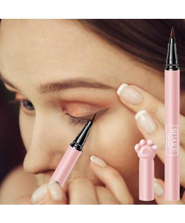  Sloane Pink liquid eyeliner pencil in the shape of a cat's paw quick-drying liquid liner 24-hour waterproof black eyeliner - Buy Online on GoSupps.com