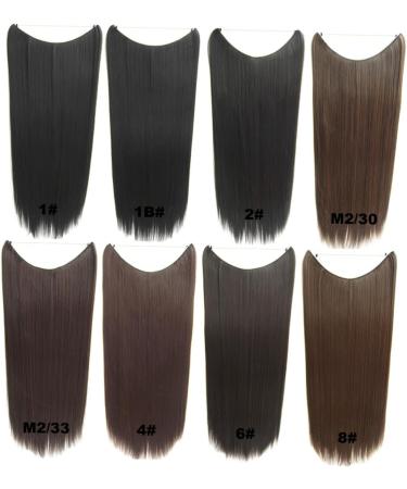 minkissy Piece Curly Hair Extensions Straight Hair Extensions Fluffy Hair Extensions Hair Clips for Curly Hair Black Hair Extensions Clip Hair Clips for Curls Fishing Line Wig medium As Shown - Buy Online on GoSupps.com