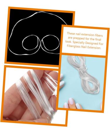 FRCOLOR 3 nail tools for nail art nail art tools para u as manicure tools nail extension nail art fibers Practical Nail Fiber white plastic fiber Multifunction Extender - Buy Online on GoSupps.com