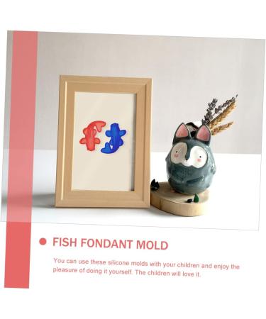 TEHAUX 9 Pcs Carp Silicone Mold Soap Molds Carp Resin Mold Fudge Candy DIY Candy Mold Silicone Mold for Crafts Jewelry Making Model Crafts Fish Mould Non Flexible Silica Gel Tool Whitex3pcs 2X4X5.8CMx3pcs - Buy Online on GoSupps.com