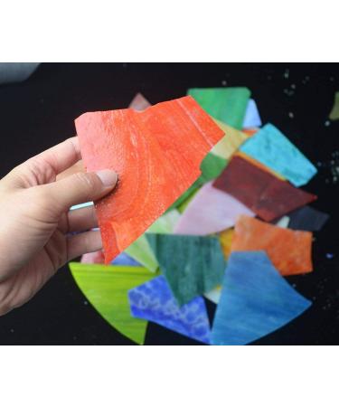 Lanyani Glass Mosaics Pieces - Assorted Colors & Shapes - 1kg/35oz - Buy Online on GoSupps.com