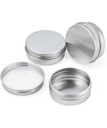 Kbnian 30ml Aluminum Tins - 30pcs Empty D schen for Cosmetics Nail Art & Ointments - Silver Sample Containers (5.2 x 2cm) - Buy Online on GoSupps.com