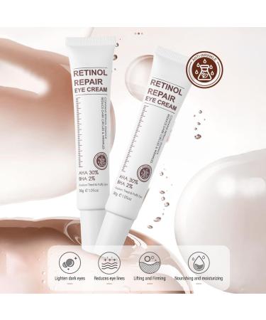 Retinol Eye Cream Retinol Serum Eye Cream for Dark Circles and Puffy Eyes Eye Cream with Retinol & AHA 30% & BHA 2% & Hyaluronic Acid for Fine Lines & Wrinkles Saggy Skin Puffy Eyes - Buy Online on GoSupps.com