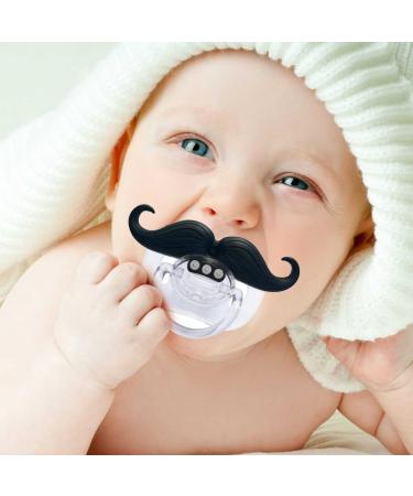 DDKY 3-Piece Beard Shape Pacifier - BPA-Free Silicone for 0-3 Years | International Shipping - Buy Online on GoSupps.com
