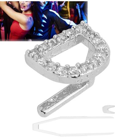 Silver Plating English Letter D Braces - Cosplay Halloween Party Teeth Jewelry - Buy Online on GoSupps.com