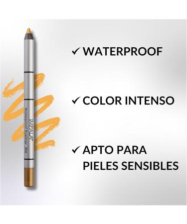 IMPALA Creamy Waterproof Gold Eyeliner Pencil 306 | Contour or Smokey Effect | Long-Lasting & Water-Resistant Color - Buy Online on GoSupps.com