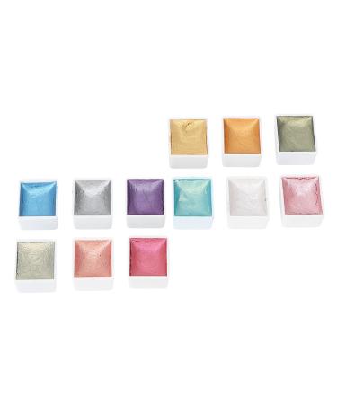 Nail Watercolor Pigment 12 Colors Nail Watercolor Paint Set Widely Use for Fabric for Nail Artists for Stone for Wood