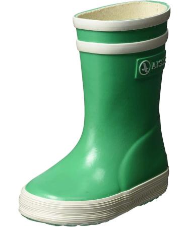 Aigle Unisex Baby Flac Wellington Boots 3.5 UK Child - Green Garden - Buy Online on GoSupps.com