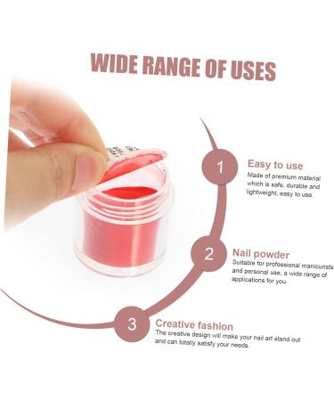 PLAFOPE 24 Boxes Nail Crystal Powder Neon Acrylic Nail Pigment Powder Carving Powder Yn Nail Products Pp - Buy Online on GoSupps.com