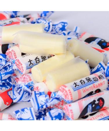 Mango Flavored Milk Gummies White Rabbit Milk Gummies Chocolate Toffee Candies Chewy Gummie Desserts Wedding Candies Chinese Food Gifts Asian Candies Casual Snacks (Banana flavor 58g) - Buy Online on GoSupps.com