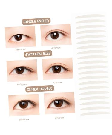 Balacoo Eye Makeup Tools 20 Sheets Double Eyelid Sticker Glue- Self Tape Invisible Eye Stickers Tool Breathable - Buy Online on GoSupps.com