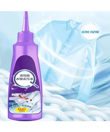 Active Enzyme Laundry Stain Remover - White Shirt Guardian Active Enzyme Laundry Stain Remover Garment Stubborn Stain Cleaner Oil Remover Clothing Quick Laundry Dry Cleaner (3PCS) - Buy Online on GoSupps.com