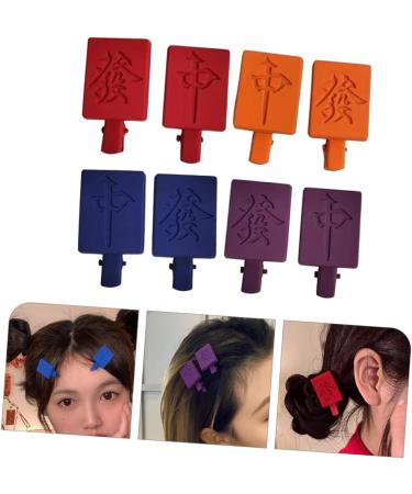 Beaupretty 20 Pairs Mahjong Hairpin Hair Accessories for Braids Medium Hair Clips Nonslip Hairpins Accessories for Women Jewelry Novelty Barrettes Cute Hair Clips Metal Bang Clip Alloy Girl - Buy Online on GoSupps.com