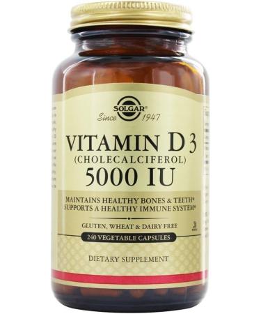 SOLGAR B-Complex 100" 100 Vegetable Capsules - Heart Health - Nervous System & Vitamin D3 (Cholecalciferol) 125 mcg (5000 IU) 240 Vegetable Capsules - Helps Maintain - Buy Online on GoSupps.com