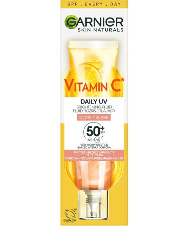 Garnier Vitamin C Brightening Day Fluid with SPF50+ Filter - 40 ml - Buy Online on GoSupps.com