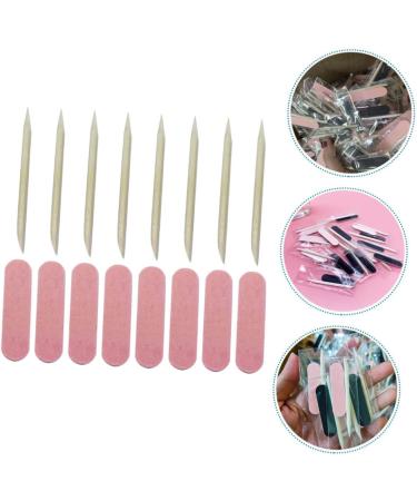 minkissy 100 Sets Manicure Tools Set Pedicure Tools Nail Care Set Nail Tools Nail File Emery Boards Rough Manicure Stick Nail Salon Supply Nail Wooden Picks Handheld Nail File Buffer Smooth - Buy Online on GoSupps.com