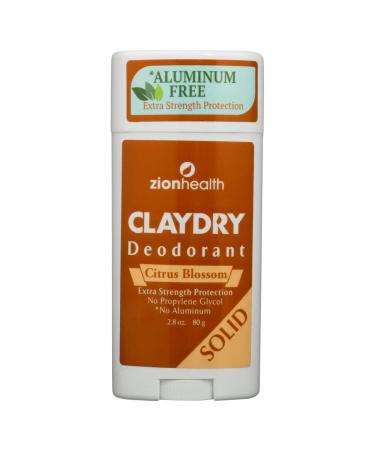 Zion Health Adama Minerals Clay Deodorant Citrus Blossom - 2.5 oz - Aluminum Free