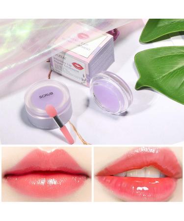 Lip Sleeping Mask with Lip Scrubs Exfoliator & Moisturizer - Intensive Overnight Repair Treatment for Hydrated, Smooth Lips - Lavender Scented - Buy Online on GoSupps.com
