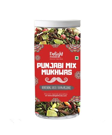 Delight Foods Traditional Mukhwas - Hygienically Packed (Punjabi Mix- 125g)_Packing May Vary