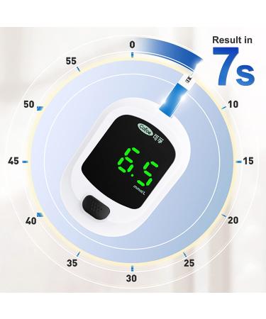 Cofoe Diabetes Testing Kit - Glucose Meter, 100 Test Strips, Lancets, Carrying Case - Buy Online on GoSupps.com