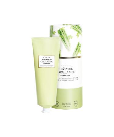 STARSKIN Celery Juice Healthy Hybrid Cleansing Balm for Healthier and Cleaner Skin with Tea Tree Rosehip and Camellia Oil Korean Skincare 90 ml