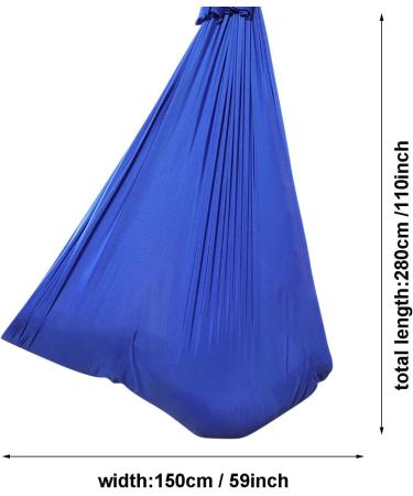 Shop Stretchy Sensory Body Socks for Autism | Full Body Socks Yoga Towel & Accessories - Stress Reduction Tools in Blue - Buy Online on GoSupps.com