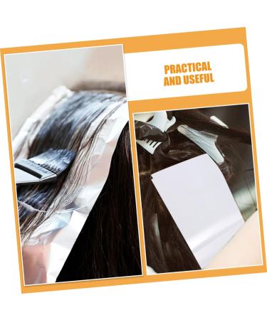 FRCOLOR 400 Pcs Hair Dye Sheets - Professional Hair Highlighting Tools & Paddles | White Plastic Hair Styling Supplies - Buy Online on GoSupps.com