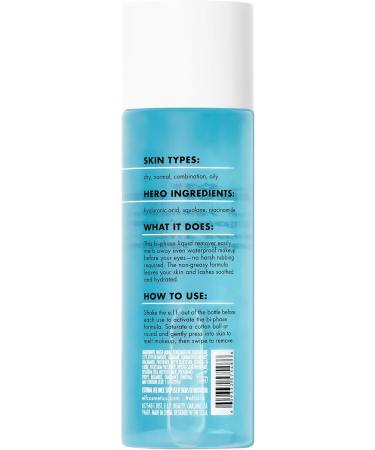 e.l.f. Cosmetics Holy Hydration! Daily Cleanser Wash away Excess Oil Impurities and Makeup & SKIN Holy Hydration! Off Makeup Remover Liquid Makeup Remover For Eye Lip & Face Makeup Cleanser+ 130 ml (Pack of 1) - Buy Online on GoSupps.com