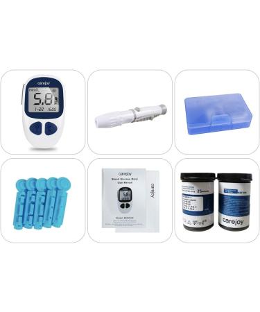 Carejoy Electronic Glucometer Kit with 50 Free Test Strips and Lancets - Buy Online on GoSupps.com