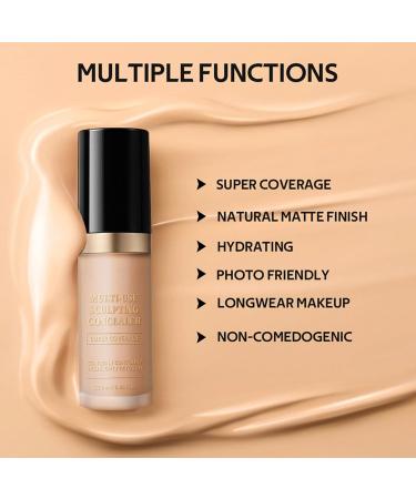 Conclander Hydratant tanche Pour Une Couverture Compl te Mate Naturelle Usure Confortable Adapt e Diff rents Types De Peau tanche Anti-cernes Durables - Buy Online on GoSupps.com