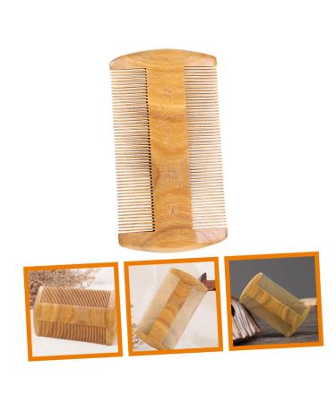 Shop Angoily 5-St Green Sandalwood Beard Comb for Men | Premium Wooden Mustache & Beard Brush - Perfect Gift for Bearded Men - Buy Online on GoSupps.com